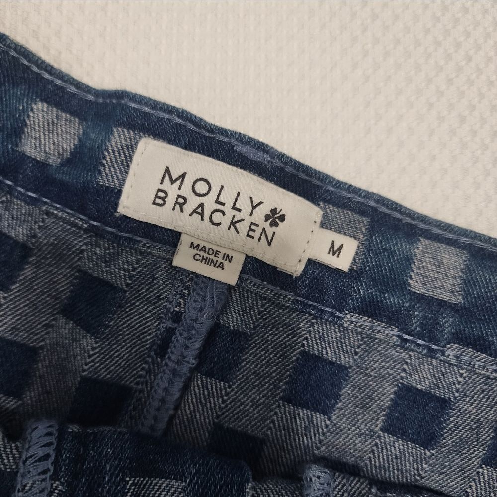 Molly Bracken Printed Denim MiniSkirt for Women - Picture 8 of 10